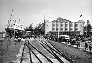 Germanized: The Polish passenger ship called Pilsudski at the sea stat