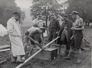 Sawing: Polish Rover Scout Instructors/Leaders