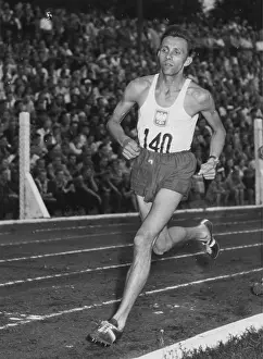 Jerzy: Polish runner Jerzy Chromik. Photograph