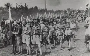 Marchers: Polish Scouts at a Jamboree