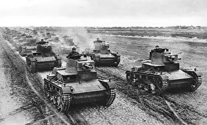 Mechanised: Polish tanks at the start of World War Two