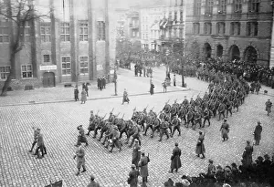 Thorn: Polish troops march into Thorn, 1918