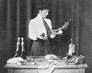 Ensure: POLISHING SHOES