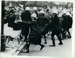 Troubled: Political demonstration in Brussels