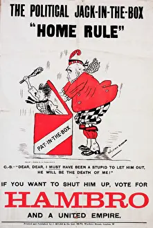 Burnand: Political poster, Vote for Hambro