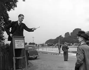 Manifesto: Political speech in Hampstead, 1940s