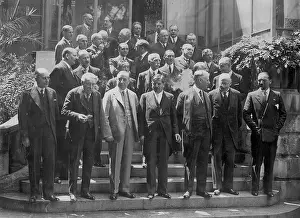 Briand: Politicians at the end of the Paris Conference, 1931