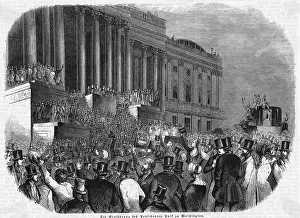 Defeats: POLK INAUGURATED 1845