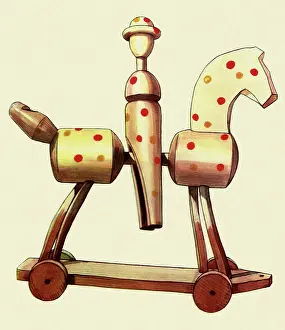 Plaything: Polka-Dot Horse and Rider