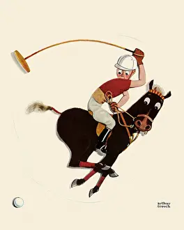 Ponies: Polo Player Caricature