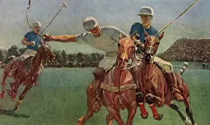 Ponies: Three Polo Players