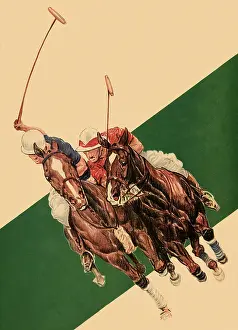 Ponies: Two Polo Players
