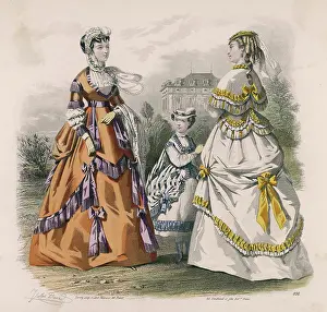 Watteau: Polonaise Dresses 1868