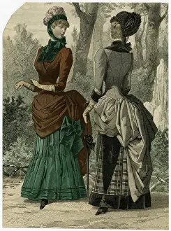 Peplum: Polonaise Dresses 1882