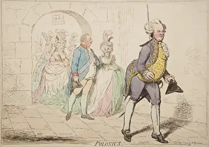 Senile: Polonius, by James Gillray, 1795