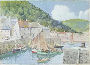 Polperro: Polperro ' boats in a harbour