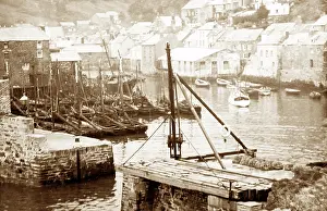 Polperro: Polperro Harbour, Cornwall