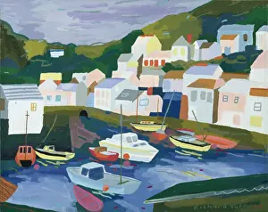 Tuff: Polperro ' Harbour Scene