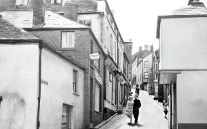 Polruan: Polruan, Fore Street c1955
