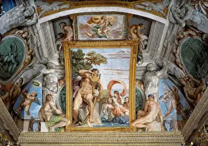 Polyphemus: Polyphemus and Galatea. Fresco by