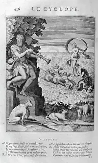 Forehead: Polyphemus the giant son of Poseidon and Thoosa