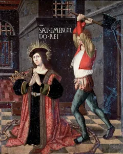 Kneel: Polyptych of the Martyrs. Beheading of Saint Hermenegild (56