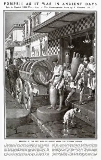 Pompeii as it was in Ancient Days by Matania