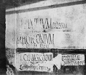 POMPEII ELECTION POSTER