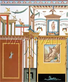 Cherubim: POMPEII MURAL PAINTING