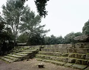 Pompeii: Pompeii. Triangular Forum. Doric Temple ruins. 6th century B