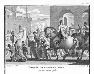 Pompeius: Pompeius Flees Rome