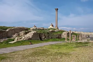 Monolithic: Pompey's Pillar, Alexandria, Egypt