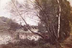 Corot: Pond With Bowing Tree