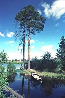Boksitogorsk: Pond Mirror photo art work, 1992