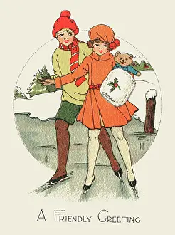 Iceskating: Pond skating