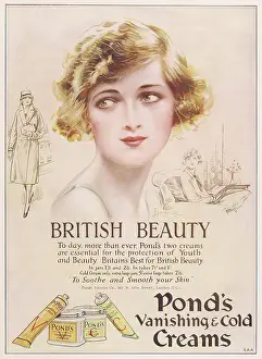 Lotion: Pond's Cream advertisement