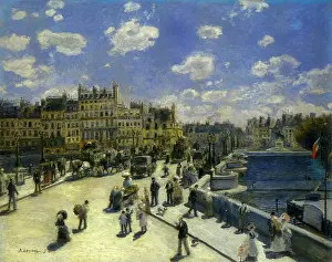 Dotted: Pont Neuf, Paris, by Renoir