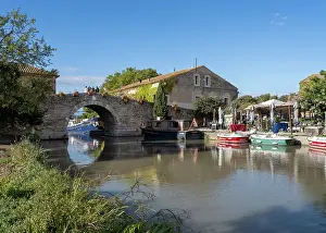Pont: Pont Saint-Marcel, Canal du Midi, Le Somail, Aude, France