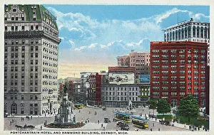 Hammond: Pontchartrain Hotel, Campus Martius, Detroit, Michigan, USA