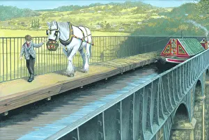Aquaduct: Pontcysyllte Aquaduct, Llangollen Canal
