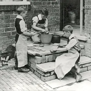 Carleton: Pontefract Union Cottage Homes, Carleton - Boys at Work