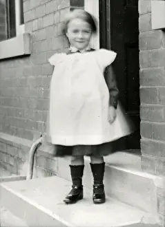 Carleton: Pontefract Union Cottage Homes, Carleton - Girl on Step