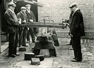 Pontefract Union Workhouse - Men Sawing