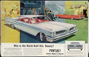 Wider: Pontiac car - 1958 advertisement