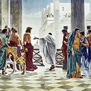 Scourged: Pontius Pilate Presenting the Scourged Jesus to the Crowd