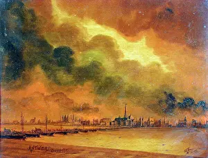 Groningen: Pontoons looking left towards Antwerp