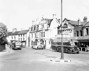 Pontypool: Pontypool, Clarence Square c1955