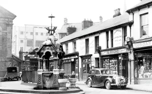 Pontypridd: Pontypridd, the Fountain c1955