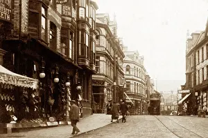 Pontypridd: Pontypridd Market Square probably 1920s