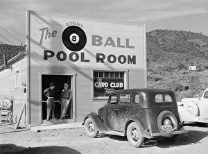 Shasta: Pool hall. Shasta County, California